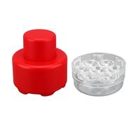 Cryfokt Dissolvant de Noyau de Cerise avec un Design Intelligent pour un Dénoyautage Facile et Rapide, Outil de Cuisine Parfait pour les Amateurs de Cerises, 1 Pièce (rouge)