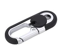 Cryfokt Double Porte-Clés, Mécanisme à Ressort, 2 Anneaux Amovibles, Porte-Clés à Ressort, pour Outils avec Grands et Petits Anneaux pour de Voiture, Forets, Douilles, Tournevis