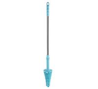 Cryfokt Dragueur et Nettoyant Compact pour Toilettes à Siphon, Matériau TPR Hautement élastique pour un Retrait Efficace des Bouchons, Bleu Clair, 1 Pièce