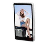 Cryfokt Écran de Moniteur Selfie, Miroir d'écran Magnétique sans Fil avec Télécommande, écran de Moniteur de Caméra Arrière, 4K 30fps 180 Rotation 3 Niveaux de luminosité Réglables pour Vlogging Li