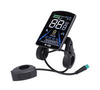 Cryfokt Écran LCD de Vélo électrique, écran de Compteur de Panneau ABS à 5 Broches avec Tension Universelle 24 V 36 V 48 V 60 V 72 V, écran de Panneau de Commande de Compteur