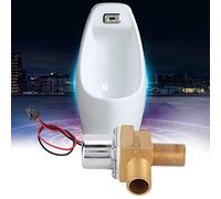 Cryfokt Électrovanne en Cuivre de Capteur D'urinoir de Salle de Bains 6V pour un Usage Professionnel avec Vanne à 90 Degrés pour Toilettes Publiques (Une valve à filament à 90 degrés pour urinoir)