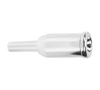 Cryfokt Embouchure de Trompette 9,8mm, Cuivre argenté avec Injection D'eau | Changement de tonalité par injection d\'eau, ajustement standard universel, laiton durable, spécifications 4 1/2, pièce de