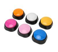 Cryfokt Enregistrez Les Boutons de Discussion, Facilitez Les Boutons de la Voix de Formation en Communication pour l'enregistrement des Chiens 6pcs 30 Secondes Enregistrées pour Les Animaux de