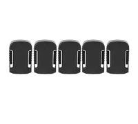 Cryfokt Ensemble de 5 Supports de Station de Batterie avec Matériau ABS Robuste pour Batteries 20V 5 Broches, Installation Polyvalente et Transport Facile