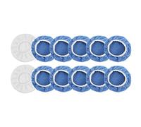 Cryfokt Ensemble de Capot de Cire de Polissage en Microfibre, Kit Complet de 12 Paquets pour Voiture Moto Vélo Yacht, Haute Résistance