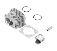 Cryfokt Ensemble de Cylindre de Tondeuse Performance Stable TL26/CG260 1E34F Jeu de Joints de Clips de Goupille de Segment de Piston de Cylindre pour TL26 CG260 1E34F 34MM