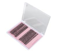 Cryfokt Ensemble de Faux Cils Individuels Réalistes, 240 Pièces, Boucles D, pour Extension DIY, pour Maquillage Quotidien et de Fête (BRICOLAGE-SET-031)