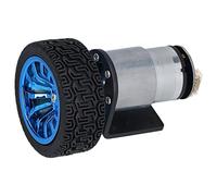 Cryfokt Ensemble de Moteurs d'encodeur, Mini Moteurs de Voiture Intelligente DC6V avec Support de Montage pour Jouet Bricolage pour Le Modèle de Robot (600RPM)