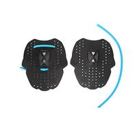 Cryfokt Ensemble de Pagaies de Natation, Accessoire Universel Durable pour Une Technique Améliorée, pour Adultes et Enfants, Noir, 1 Paire (Palmier à Eau)
