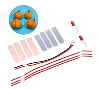 Cryfokt Ensemble de Piles de Fruits Faites Maison pour Enfants, Expérience éducative de Génération d'électricité, Améliore les Connaissances Scientifiques, Favorise les Capacités de Réflexion,