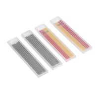 Cryfokt Ensemble de Recharges de Crayons de Charpentier Polyvalent de 24 Pièces pour le Travail du Bois, le Graphite et la Cire, Recharges de Crayons de Marquage Longue Durée