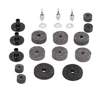 Cryfokt Ensemble de Tubes de Support D'embrayage en Feutre pour Cymbale de Tambour avec écrou à Oreilles en Acier Inoxydable, Accessoire de Batterie Durable pour le Remplacement de Cymbale, pour les