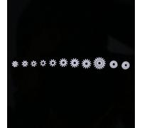 Cryfokt Ensemble D'engrenages D'araignée en Plastique, Mauvais Accessoires de Jouets pour la Production de Modèles de Bricolage, Applicables aux Voitures, aux Robots et Plus, en Plastique Portable