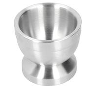 Cryfokt Ensemble Mortier et Pilon Broyeur à Ail Silencieux en Acier Inoxydable pour la Cuisine, 1 X Mortier et 1 X Pilon, adapté aux Chefs et aux Amateurs de Cuisine (S)