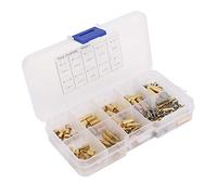 Cryfokt Entretoise en Laiton M2.5, Entretoise à Vis Durable de Haute qualité pour Divers Projets de Bricolage, 180 Pièces pour les Amateurs de Bricolage électronique