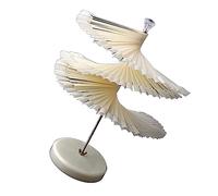 Cryfokt Étagère à échantillons D'ongles Amovible en Spirale, 120 Bâtons, Présentoir de Nuancier, Présentoir en Forme D'éventail pour la Pratique du Nail Art, Matériau PP (Couleur d'origine)