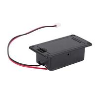 Cryfokt Étui de Batterie pour Guitare, Support de Remplacement Actif pour Guitaristes Basses, en Matériau de Haute qualité pour Guitaristes et Bassistes, Plastique Noir