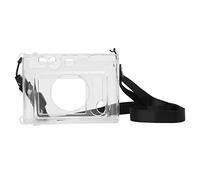 Cryfokt Étui de Protection Transparent pour Appareil Photo Mini, Coque en Cristal Résistant aux Chutes avec Bandoulière, Ajustement Parfait pour Les Voyageurs et Les Amateurs D'aventure