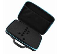 Cryfokt Étui de Transport D'huiles Essentielles, Support de Protection Résistant aux Chocs pour 60 Bouteilles de 15ml, Taille Compacte pour Les Voyageurs (Blue)