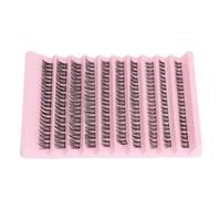 Cryfokt Extensions de Cils en Grappe, Moelleux, Doux et Réalistes, pour de Belles Améliorations des Yeux, Fibres Synthétiques Légères, 1 Boîte (BRICOLAGE-SET-001)