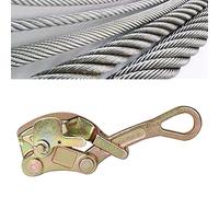 Cryfokt Extracteur de Mâchoire de Câble en Acier, Tendeur de Câble Résistant à l'usure, Haute dureté, pour Outil de Construction 1T pour Chantiers de Construction