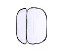 Cryfokt Filet Pliable en Cage en pour Observer Les Chenilles Se Transformer en Papillons - 40 X 40 X 60 Cm, Jouet Scientifique éducatif avec Grande Ouverture à Fermeture éclair (White)