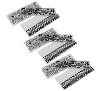 Cryfokt Flower Plastic Embossing Folder Set of 9, Durable and Versatile
