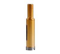 Cryfokt Foret diamanté, Outil de Scie Cloche pour Céramique, Marbre, Pierre de Verre, 6 Mm-50 Mm, Antirouille, Ouverture Lisse pour Percer des Trous de Montage de Robinet, Idéal pour les Matériaux