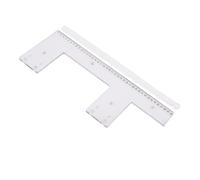 Cryfokt Gabarit de Positionnement de Fente de Poignée intégré, Mèche de Routeur Droite en Carbure de 3 Mm, Matériau PC, pour Projets de Maison Modernes, Moule de Poignée pour Meubles