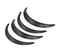 Cryfokt Garde-boue de Voiture évasés, Passages de Roues Larges et Durables, Protection contre les éclaboussures pour Pièces Universelles de Voiture, Noir Mat