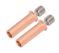 Cryfokt Gorge de Buse Fiable 2 Pièces, Gorge Bimétallique à Rupture de Chaleur pour Imprimante 3D CR 6 SE, Adaptée à Un Diamètre de Consommable de 1,75 Mm, Facile à Installer, pour Le Modèle CR 6 SE