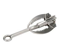 Cryfokt Grappin en Acier Inoxydable Durable 4 Griffes Outil d'escalade Pliant pour Activités de Survie en Plein Air Argent 1 Unité