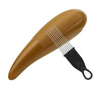 Cryfokt Guiro en Plastique avec Grattoir Orff, Jouet Musical pour Développer le Sens du Rythme des Enfants, Plastique