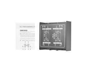 Cryfokt Guitare DI Box 2 Canaux Isolateur de Signal Passif pour Instruments électriques Convertisseur en Métal Haute Performance Taille 9.6 * 12.1 * 5.1 Cm