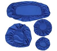 Cryfokt Housse de Fauteuil Dentaire Lavable, Ensemble de Protection de Coussin élastique pour Département Dentaire, Matériau de Haute qualité pour une Utilisation à Long Terme, Bleu, Tailles M/L