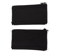 Cryfokt Housse de Poignée de Poussette avec Fermeture éclair, Housse en Cuir PU élastique Doux et Confortable, Facile à Nettoyer pour les Femmes Enceintes ou les Amis Qui Viennent D'accoucher, Lot