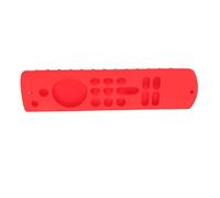 Cryfokt Housse de Télécommande en Silicone Antidérapante, étui de Protection Antichoc avec Lanière pour Bâton, Design Exquis (Ensemble Rouge)