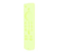 Cryfokt Housse de Télécommande en Silicone Antidérapante, étui de Protection Antichoc avec Lanière pour Bâton, Design Exquis (Vert Fluorescent)