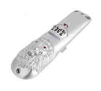 Cryfokt Housse de Tondeuse Professionnelle à Tête D'animal Dorée, Boîtier de Protection élégant pour, Coque de Tondeuse en Alliage de Zinc pour 8571/8148/8591, 6,0 X 1,8 Pouces, Poignée (tête de