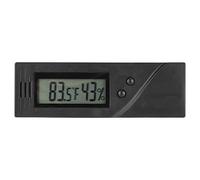 Cryfokt Humidor Hygromètre Cigare Numérique Compteur de Température Contrôle de l'humidité Stockage de Cigares Bureau Salle D'étude Coque en Aluminium Lentille en Plastique