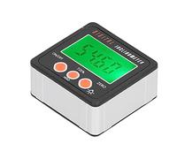 Cryfokt Inclinomètre Numérique en Matériau ABS, Détecteur de Niveau D'angle avec Large Plage de Mesure pour Hélicoptères, Scies à Onglets | Portable