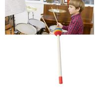 Cryfokt Instrument de Percussion de Bâton de Tambour Rond de Sucette Colorée pour des Enfants Matériel Sûr pour L'apprentissage Précoce de la Musique 1 Paire (COLOR)
