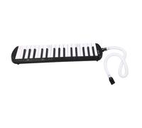 Cryfokt Instrument Mélodica Portable 32 Touches - Design élégant Blanc et Noir pour L'éducation Musicale des Débutants - Comprend un Sac, un Chiffon, un Orgue - pour les âges, Bleu (BLACK)