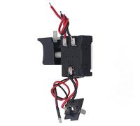 Cryfokt Interrupteur à Gâchette de Perceuse Rechargeable avec Petite Lumière et Contrôle de Vitesse pour Machine Da Yi 12 V, Interrupteur de Presse pour Perceuse électrique pour les Amateurs de