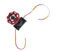 Cryfokt Interrupteur de Lumière à Valve en T de Style Steampunk avec Fils Durables pour Luminaire de Lampe de Table de Robot Industriel pour la Décoration Intérieure Bronze