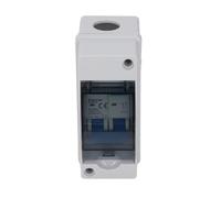 Cryfokt Interrupteur D'isolateur DC 40 A IP65, Couvercle de Protection Transparent étanche, Disjoncteur Miniature pour Systèmes de Panneaux Solaires Connectés au Réseau et Systèmes Hors Réseau