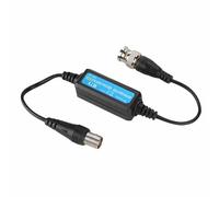 Cryfokt Isolateur de Boucle de Terre BNC, Balun Vidéo Compact, 2 Pièces, Empêche la Distorsion du Signal pour la Surveillance à Domicile, 30cm
