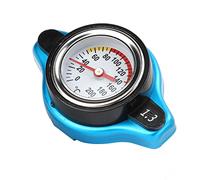 Cryfokt Jauge de Température Thermostatique, Bouchon de Radiateur, Compteur de Température de L'eau pour Motos, Construction Durable en ABS et en Alliage D'aluminium (petite tête 1.3)