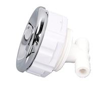 Cryfokt Jet de Baignoire, 2,01 X 2,01 Pouces, Buse à Bulles en PVC en Acier Inoxydable à 5 Trous avec Effet de Massage amélioré pour Baignoires de Spa et Bains à Remous